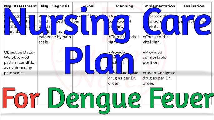nursing care plan for dengue fever